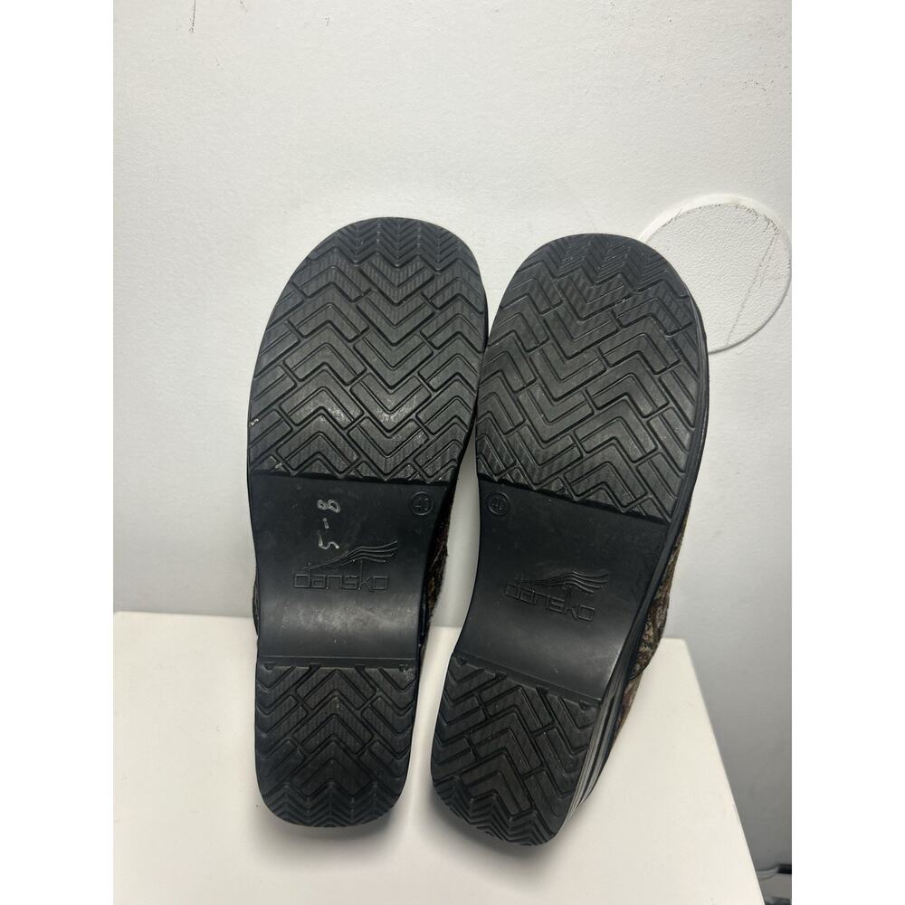 Dansko Paisley Tapestry Brown jewel Clogs size EU 40 US 9 Retro 70s Boho nurse - Picture 11 of 14